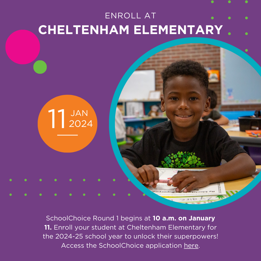 Enroll Your Superhero at Cheltenham